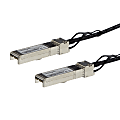 StarTech.com MSA Uncoded Compatible 0.5m 10G SFP+ to SFP+ Direct Attach Cable - 10 GbE SFP+ Copper DAC 10 Gbps Low Power Passive Twinax 1 thumbnail image