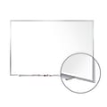 Ghent M2 Non-Magnetic Dry-Erase Whiteboard, 48" x 96", Satin Aluminum Frame
