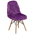 Flash Furniture Shaggy Dog Accent Chair, Purple 1 thumbnail image