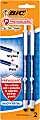 BIC® Prevaguard Clic Stic Ball Pen With Antimicrobial Protection, Medium Point, 1.0 mm, Blue Barrel, Blue Ink, Pack Of 2 Pens 1 thumbnail image
