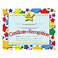 Hayes Certificates Of Recognition, 8 1/2" x 11", Multicolor, 30 Certificates Per Pack, Bundle Of 6 Packs