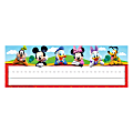 Eureka Mickey Mouse Clubhouse® Self-Adhesive Name Plates, 9 5/8" x 3 1/4", Multicolor, 36 Plates Per Pack, Bundle Of 6 Packs