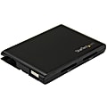 StarTech.com 2 Slot USB 3.0 SD Card Reader w/ UASP - SD 4.0 UHS II - TAA Compliant - USB SD Card Reader - Dual SD Card Reader - SD, SDHC, SDXC, MultiMediaCard (MMC), microSD, miniSD, MMCmobile, Reduced Size MultiMediaCard (MMC), MMCplus 1 thumbnail image