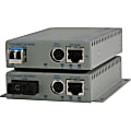 Omnitron Systems 10/100BASE-TX UTP to 100BASE-FX Media Converter and Network Interface Device - 1xRJ45  - 8903N1A 1 thumbnail image