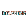 Imperial NFL Lighted Metal Sign, 7-1/2" x 47", 90% Recycled, Miami Dolphins 1 thumbnail image
