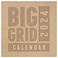 2024 TF Publishing Art and Design Monthly Mini Wall Calendar, 7” x 7”, Big Grid, January To December