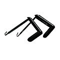 Quartet Cubicle Partition Hangers, Black, Pack of 2