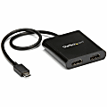 StarTech.com USB-C to Dual HDMI Adapter, USB Type-C Multi-Monitor MST Hub, Dual 4K 30Hz HDMI Laptop Display Extender/Splitter, Windows~ 1 thumbnail image