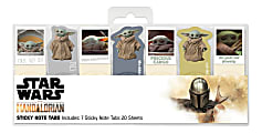 The Mandalorian Sticky Note Tabs, 3" x 1", Assorted Colors, 20 Sheets Per Pad, Pack Of 7 Pads 1 thumbnail image
