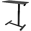 Mount-It! Adjustable-Height Overbed Standing Desk, Black