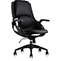 All33 BackStrong C1 Vinyl Mid-Back Task Chair, Black 1 thumbnail image