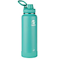 Takeya Actives Vacuum Insulated Stainless Steel Water Bottle With Spout Lid, 40 Oz, Teal 1 thumbnail image