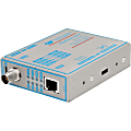 Omnitron Systems 10BASE-T Copper to 10BASE-2 Coax Media Converter - 1xRJ45  - 10Base-T, 10Base-2 - 606.96 ft - Wall Mountable, Rack-mountable 1 thumbnail image