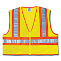 Luminator Class II Safety Vests, 2X-Large, Lime