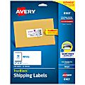 Avery® TrueBlock® Shipping Labels With Sure Feed® Technology, 8163, Rectangle, 2" x 4", Pack Of 250 1 thumbnail image
