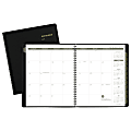 AT-A-GLANCE® Monthly Planner, 9 1/2" x 11 3/8", 100% Recycled, Black, January 2017 to January 2018