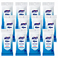 Purell® Hand Sanitizing Wipes, Clean Scent, 20 Wipes Per Flow Pack, Case Of 12 Flow Packs