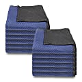 Monster Trucks® Economy-Plus Multipurpose Blankets, 72" x 80", Blue/Black, Pack Of 12 Blankets 1 thumbnail image