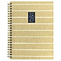 2026-2027, TF Publishing  Yellow Linen Medium Weekly Monthly Planner, 8" x 6.5", July 2026 to June 2027 1 thumbnail image