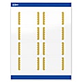 Avery® Print-To-The-Edge Labels & Sure Feed®, S00-DJY-PRWGP10, 2" x 3", Glossy White, Preprinted Gold Dots Edge Design, Pack Of 80 1 thumbnail image