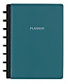 TUL® Discbound Monthly Planner Starter Set, Undated, Junior Size, Leather Cover, Teal 1 thumbnail image