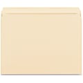 Business Source Straight-Cut 1-ply Tab Heavyweight File Folders - Letter - 8 1/2" x 11" Sheet Size - Straight Tab Cut - 14 pt. Folder Thickness - Manila - Recycled - 50 / Box