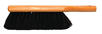 Magnolia Brush Horsehair Counter Dusters, 13 1/2", Black, Pack Of 12 Dusters