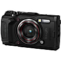 Olympus Tough TG-6 12 Megapixel Compact Camera - Black - 1/2.3" Sensor - Autofocus - 3"LCD - 4x Optical Zoom - V104210BU000 1 thumbnail image