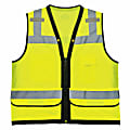 Ergodyne GloWear Safety Vest, Heavy-Duty Mesh, Type-R Class 2, Large/X-Large, Lime, 8253HDZ
