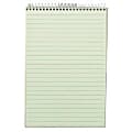 TOPS™ Steno Book, 6" x 9", Gregg Ruled, 80 Sheets, Green