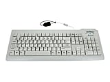Seal Shield Silver Seal Glow Waterproof - Medical - keyboard - washable - backlit - USB - QWERTY - US - white 1 thumbnail image