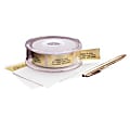 Custom Roll Address Deluxe Clear Acrylic Holder/Dispenser, 4” Diameter 1 thumbnail image