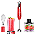 Galanz 2-Speed Multi-Function Retro Immersion Hand Blender, Hot Rod Red