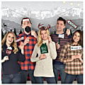 Amscan Cozy Christmas Scene Setters® Kits With Photo Props, 65" x 65", Pack Of 2 Kits 1 thumbnail image