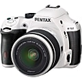Pentax K-50 16.3 Megapixel Digital SLR Camera with Lens - 18 mm - 55 mm - White