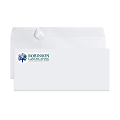 Custom #10, Full-Color, Peel & Seal, Standard Business Envelopes, 4-1/8" x 9-1/2", White Wove, Box Of 250