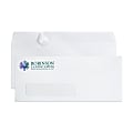 Peel & Seal, Single Window Business Envelopes,  4-1/8" x 9-1/2", Full-Color, Custom #10, Box Of 250