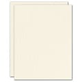 Blank Stationery Second Sheets For Custom Letterhead, 24 Lb, 8-1/2" x 11", Off-White Linen, Box Of 500 Sheets