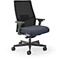 HON Ignition 2.0 Mid-back Big & Tall Task Chair - Navy Seat Color - Foam Seat Material - Black Back Color - Black Frame Color - Mid Back - 5-star Base - Armrest - 1 Each 1 thumbnail image