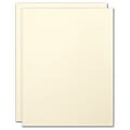 Blank Stationery Second Sheets For Custom Letterhead, 24 Lb, 8-1/2" x 11", Ivory Laid, Box Of 500 Sheets