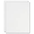 Blank Stationery Second Sheets For Custom Letterhead, 24 Lb, 8-1/2" x 11", Gray Laid, Box Of 500 Sheets