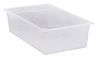 Cambro Translucent GN 1/1 Food Pans, 6"H x 12-3/4"W x 20-7/8"D, Pack Of 6 Containers 1 thumbnail image