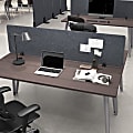 WorkPro® Motiva Desktop Privacy Screen, 18-1/8”H x 70”W x 2”D, Cool Charcoal, Standard Delivery 1 thumbnail image