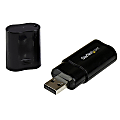 StarTech.com Audio USB Adapter - Add headphone and MIC audio connectors through USB - usb sound card - usb external sound card - laptop sound card -usb stereo adapter