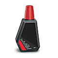 2000 PLUS® Self-Inking Stamp Re-Ink Fluid, 1 Oz., Red