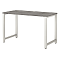 Bush Business Furniture 400 48"W Table Computer Desk, Platinum Gray, Standard Delivery