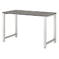 Bush Business Furniture 400 48"W Table Computer Desk, Platinum Gray, Standard Delivery 1 thumbnail image