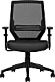 Offices To Go Mesh Mid-Back Office Chair, Black 1 thumbnail image