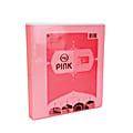 Wilson Jones® Binder, 1" D-Rings, 39% Recycled, Pink 1 thumbnail image