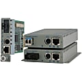 Omnitron iConverter 10/100M2 - Fiber media converter - 100Mb LAN - 10Base-T, 100Base-FX, 100Base-TX - 8901N1D 1 thumbnail image